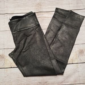 VIMMIA black metallic sparkly leggings L